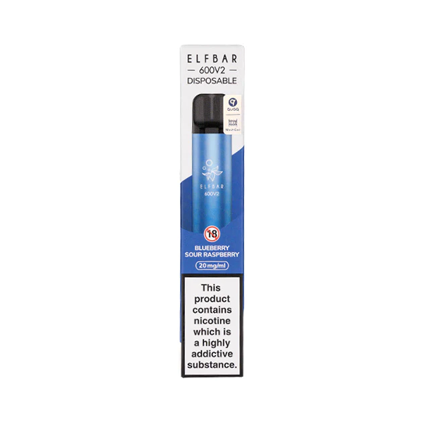 ELF Bar 600 V2 Disposable Vaping Device - Style Meets Satisfaction with 600 Flavorful Puffs