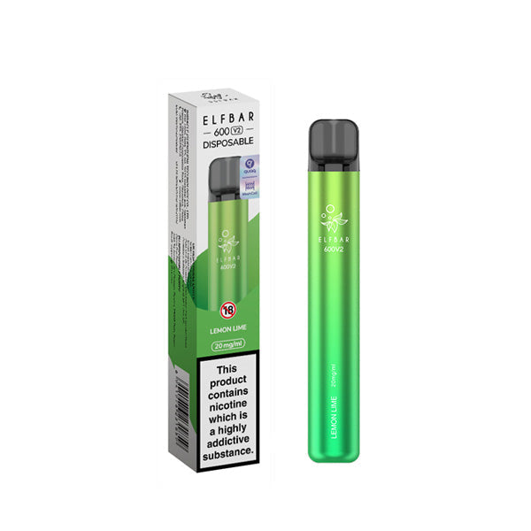 ELF Bar 600 V2 Disposable Vaping Device - Style Meets Satisfaction with 600 Flavorful Puffs