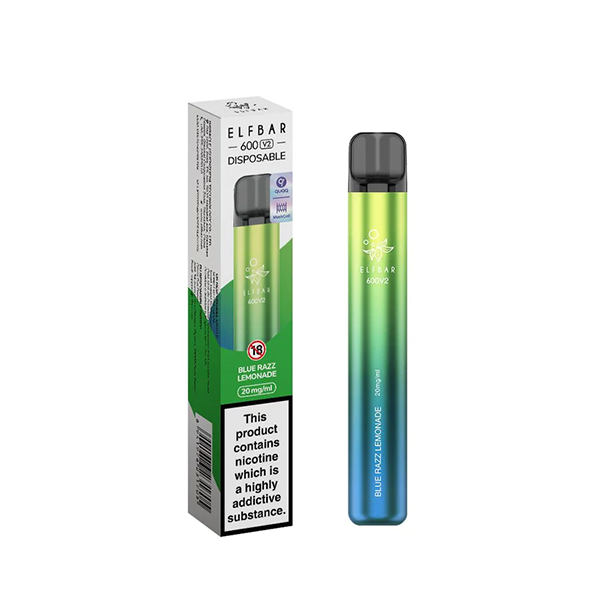 ELF Bar 600 V2 Disposable Vaping Device - Style Meets Satisfaction with 600 Flavorful Puffs