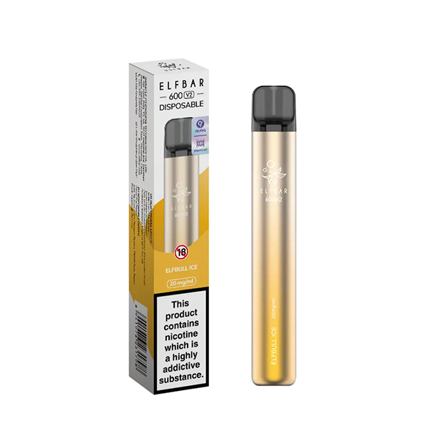 ELF Bar 600 V2 Disposable Vaping Device - Style Meets Satisfaction with 600 Flavorful Puffs