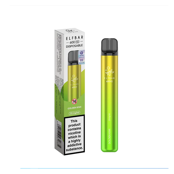 ELF Bar 600 V2 Disposable Vaping Device - Style Meets Satisfaction with 600 Flavorful Puffs