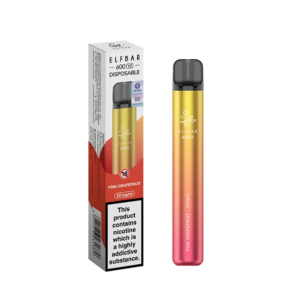 ELF Bar 600 V2 Disposable Vaping Device - Style Meets Satisfaction with 600 Flavorful Puffs