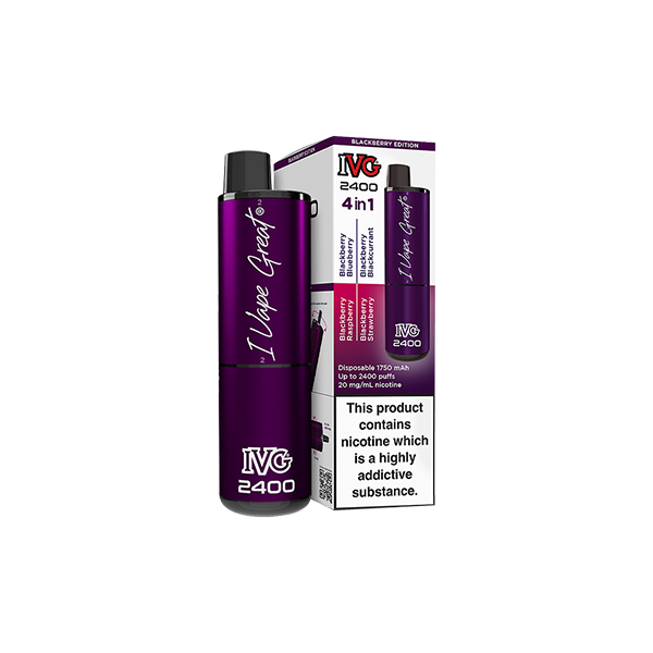 I VG 2400 Disposable Vapes - 20mg of Flavorful Fun with 4 in 1 Delight