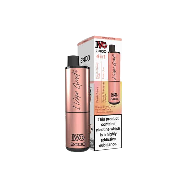 I VG 2400 Disposable Vapes - 20mg of Flavorful Fun with 4 in 1 Delight