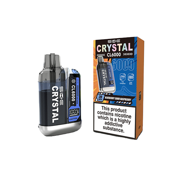 SKE Crystal CL6000 Vape Kit - 6000 Puffs of Pure Vaping Bliss