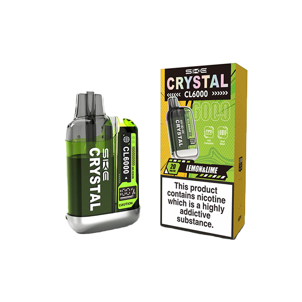 SKE Crystal CL6000 Vape Kit - 6000 Puffs of Pure Vaping Bliss