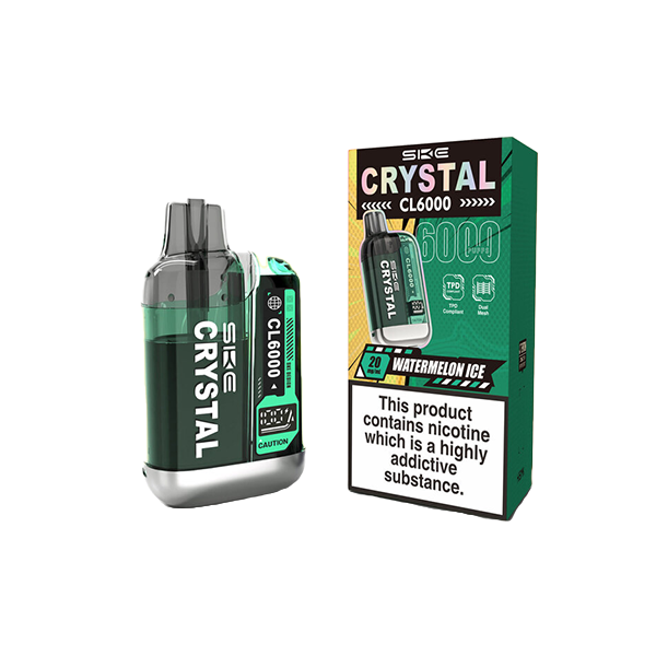 SKE Crystal CL6000 Vape Kit - 6000 Puffs of Pure Vaping Bliss