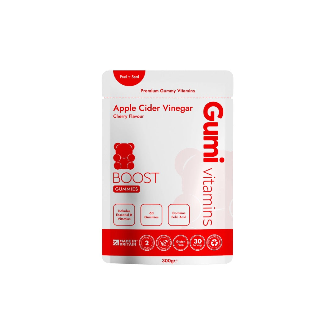 Gumi Vitamins Boost Apple Cider Vinegar Gummies - Enjoy Health Without the Tangy Face Cringe