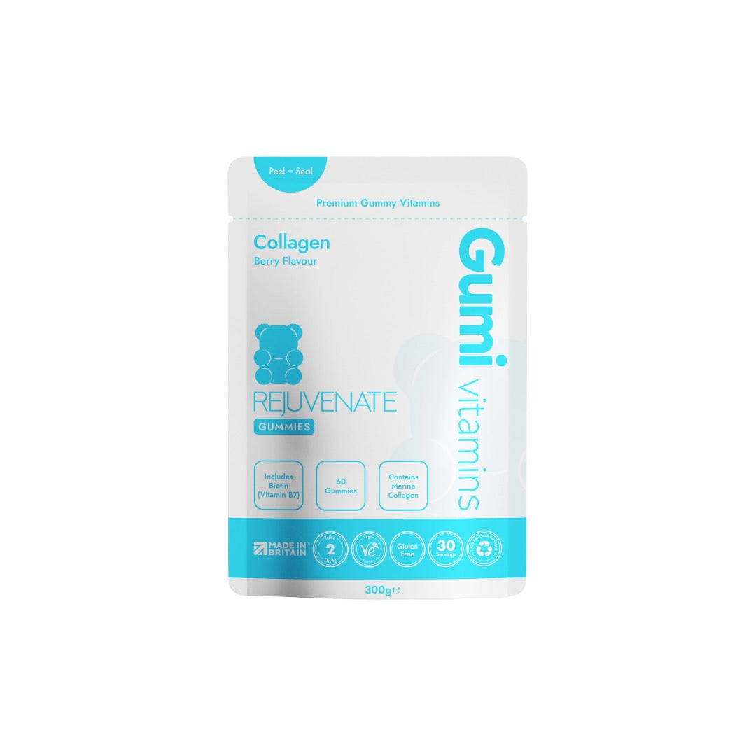 Gumi Rejuvenate Collagen Gummies - Your Tasty Ticket to Radiant Skin and Luscious Hair