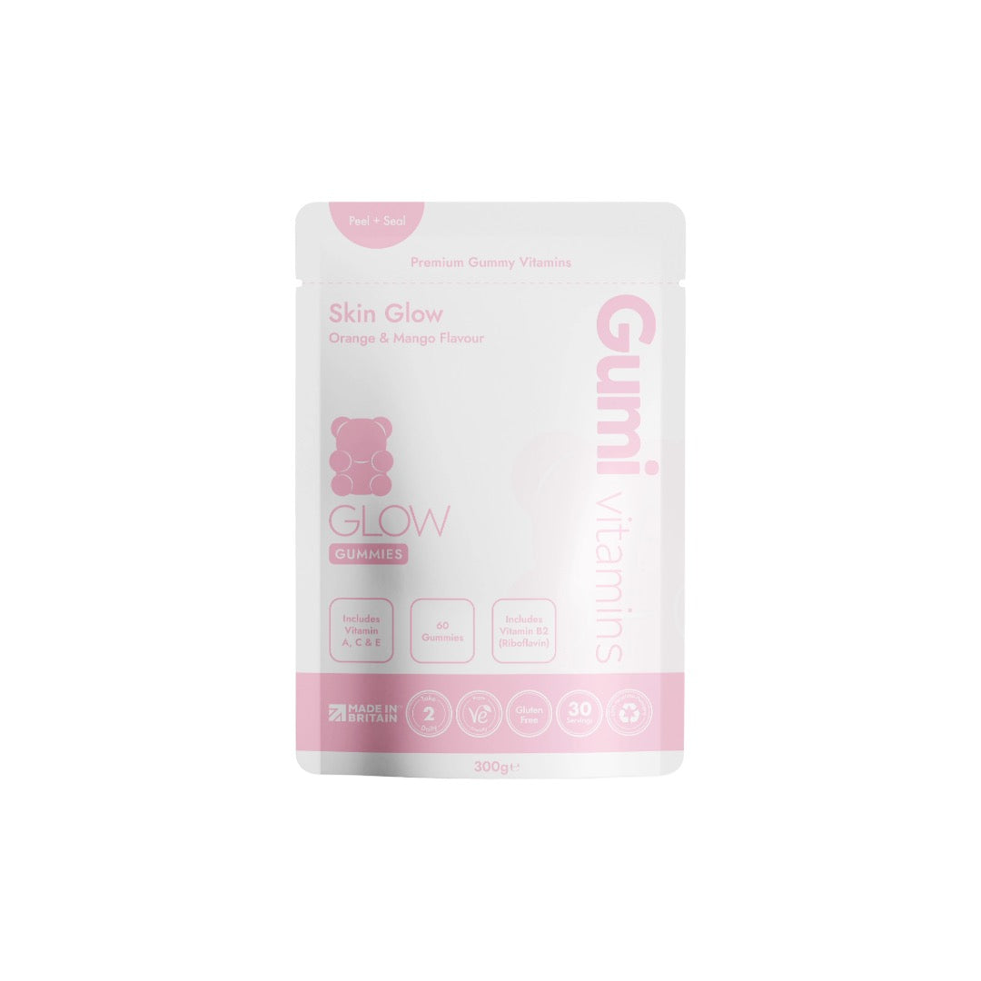 Gumi Vitamins Glow Skin Glow Gummies - Unleash Your Inner Radiance with Tasty Vegan Treats