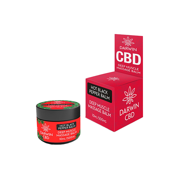 Darwin CBD Hot Black Pepper Balm - Intense Relief for Sore Muscles