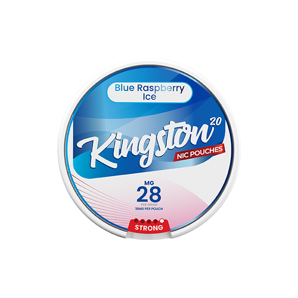 Kingston Nicotine Pouches - 28mg of Pure Nicotine Bliss in 20 Convenient Pouches