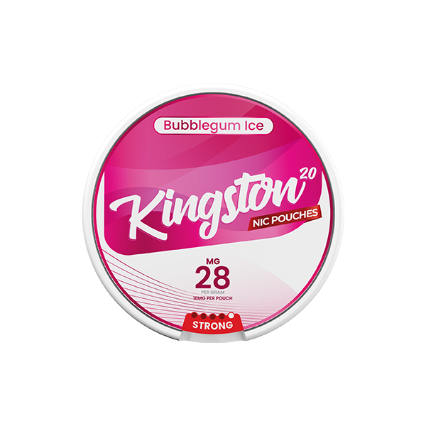 Kingston Nicotine Pouches - 28mg of Pure Nicotine Bliss in 20 Convenient Pouches