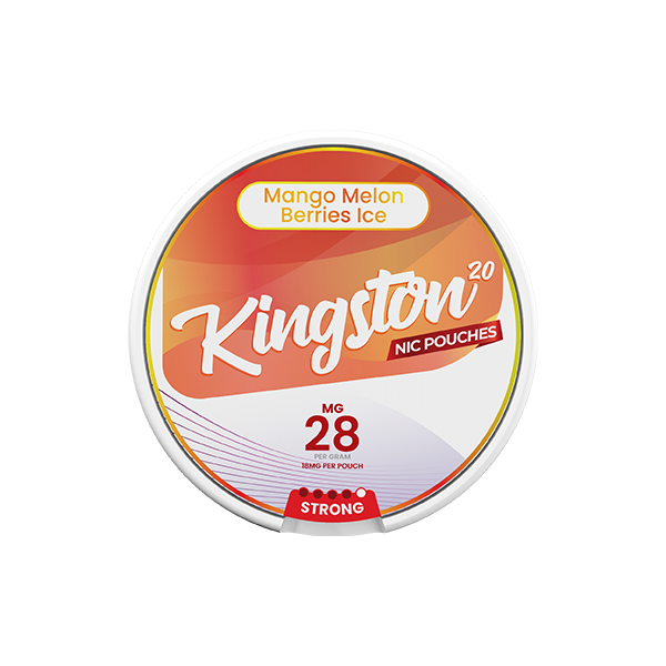 Kingston Nicotine Pouches - 28mg of Pure Nicotine Bliss in 20 Convenient Pouches