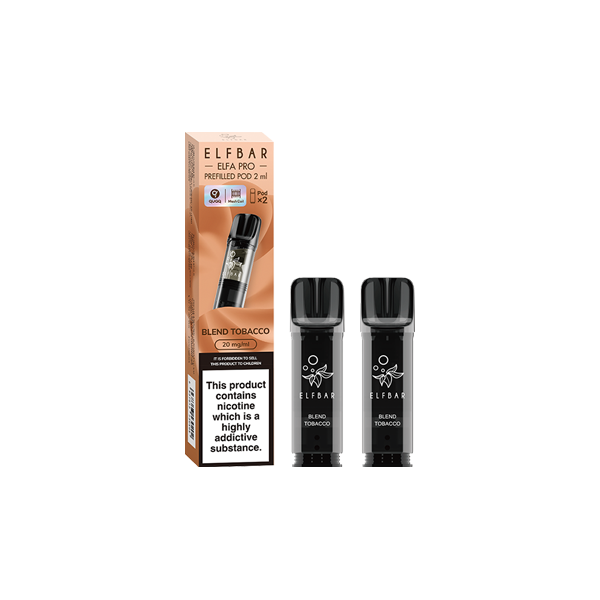 ELF Bar ELFA Pro Replacement Prefilled Pods - Elevate Your Vaping Experience with 38 Flavorful Choices