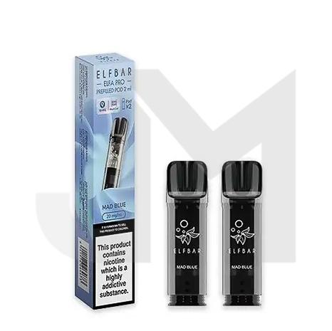 ELF Bar ELFA Pro Replacement Prefilled Pods - Elevate Your Vaping Experience with 38 Flavorful Choices