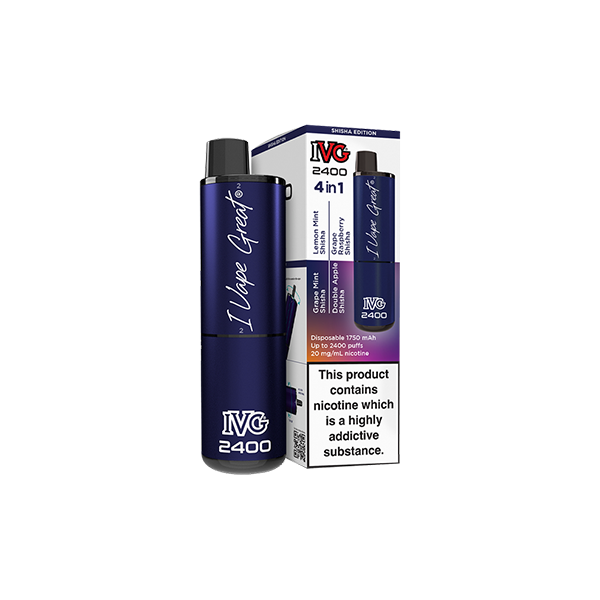 I VG 2400 Disposable Vapes - 20mg of Flavorful Fun with 4 in 1 Delight