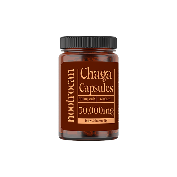 Nootrocan Nootropic Vegan Mushroom Capsules - Unleash Your Inner Genius with 30000mg Power