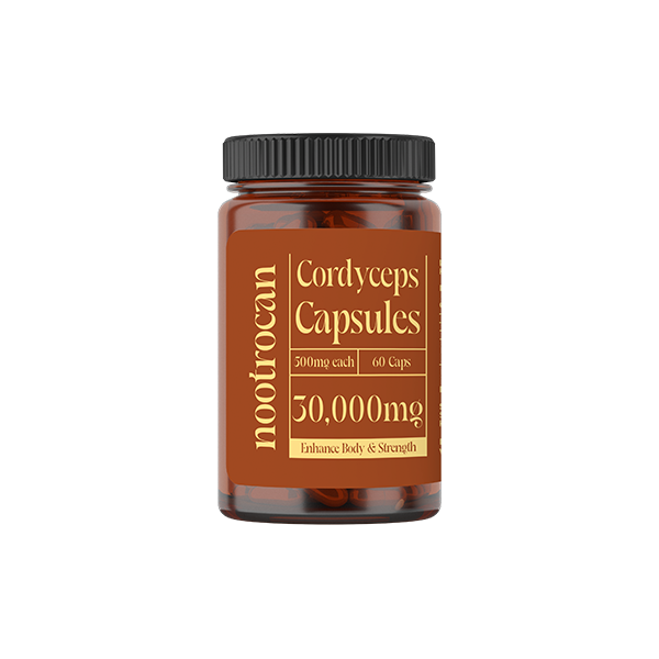 Nootrocan Nootropic Vegan Mushroom Capsules - Unleash Your Inner Genius with 30000mg Power