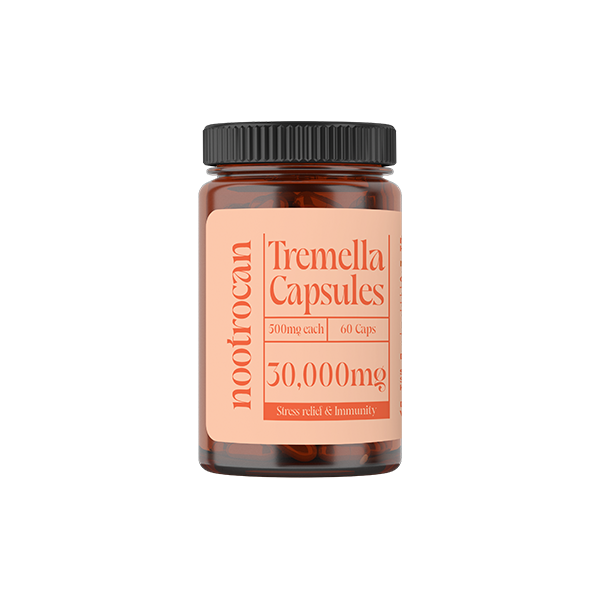 Nootrocan Nootropic Vegan Mushroom Capsules - Unleash Your Inner Genius with 30000mg Power
