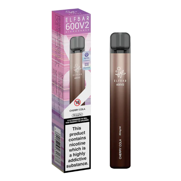 ELF Bar 600 V2 Disposable Vaping Device - Style Meets Satisfaction with 600 Flavorful Puffs