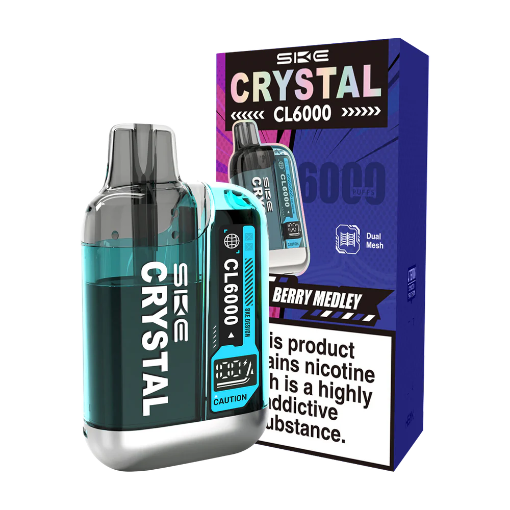 SKE Crystal CL6000 Vape Kit - 6000 Puffs of Pure Vaping Bliss