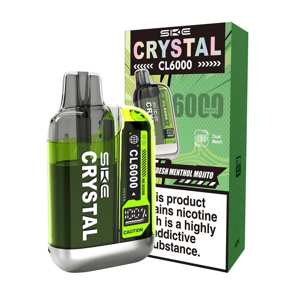 SKE Crystal CL6000 Vape Kit - 6000 Puffs of Pure Vaping Bliss