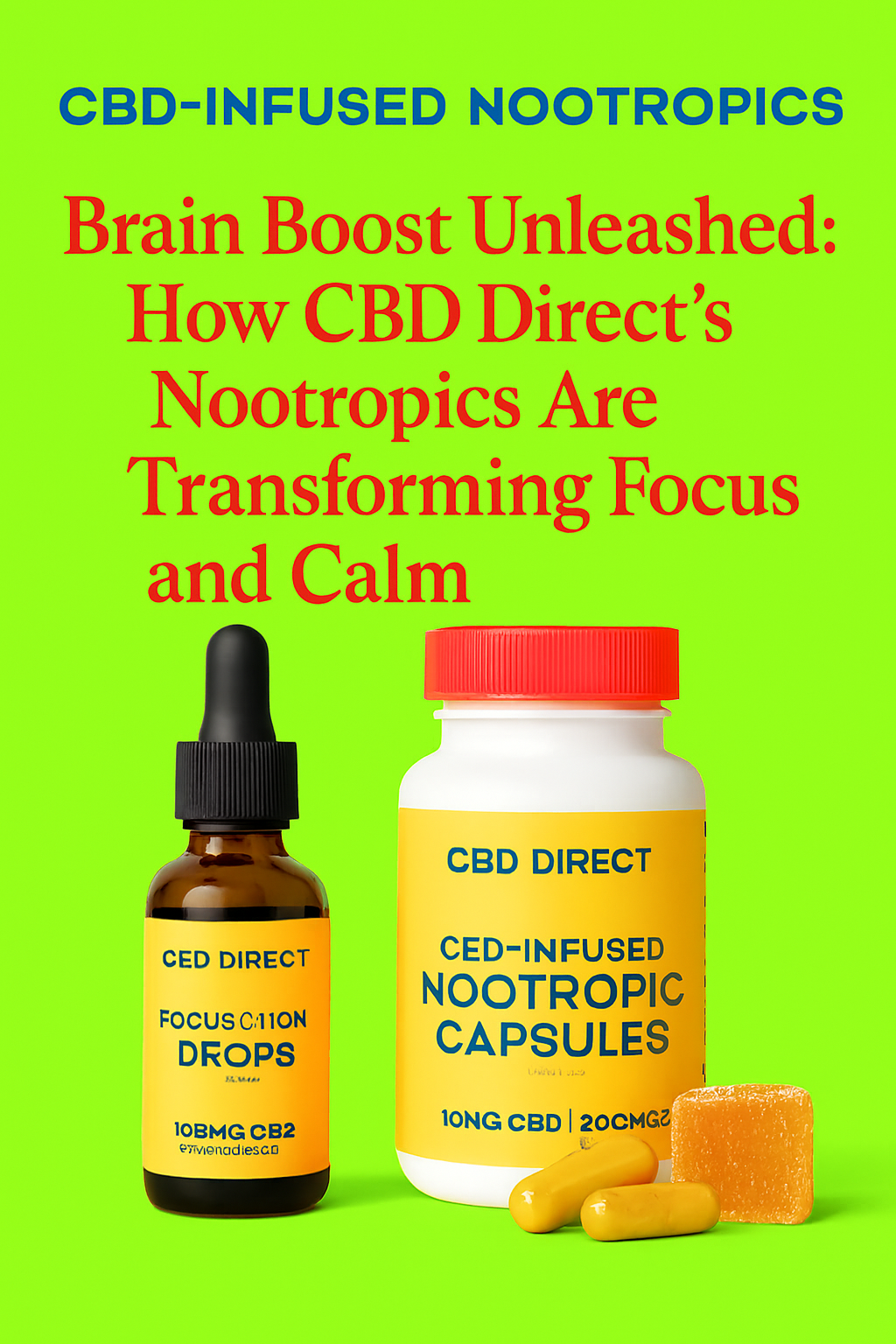 Calm Meets Clarity: Inside CBD Direct’s Advanced Nootropic Blends