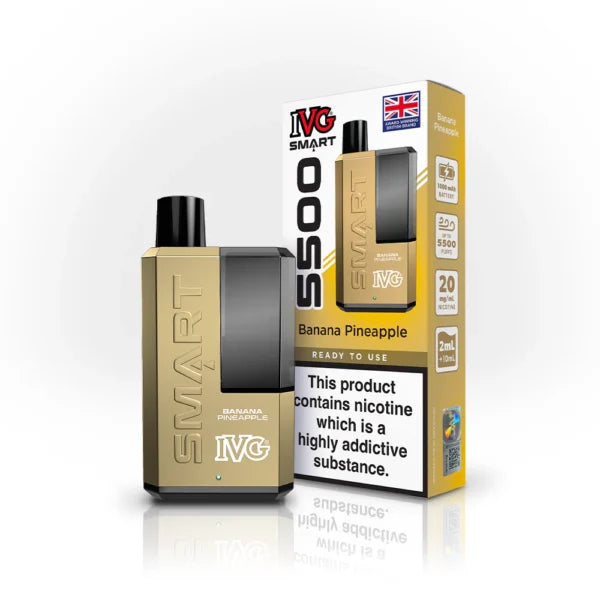 IVG Smart 5500 Disposable Rechargeable Vape Kit - Enjoy 5500 Puffs of Vaping Pleasure