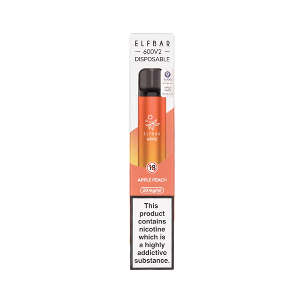 ELF Bar 600 V2 Disposable Vaping Device - Style Meets Satisfaction with 600 Flavorful Puffs
