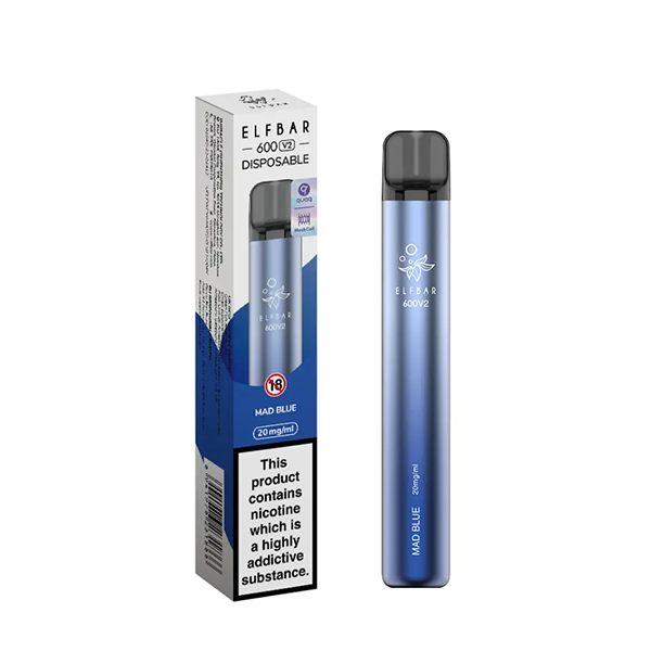 ELF Bar 600 V2 Disposable Vaping Device - Style Meets Satisfaction with 600 Flavorful Puffs