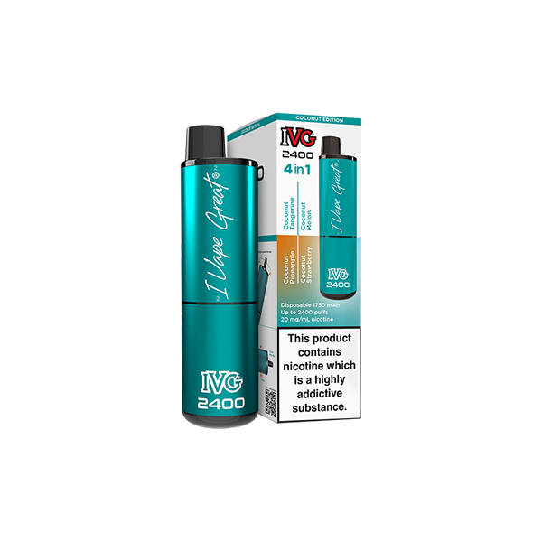 I VG 2400 Disposable Vapes - 20mg of Flavorful Fun with 4 in 1 Delight