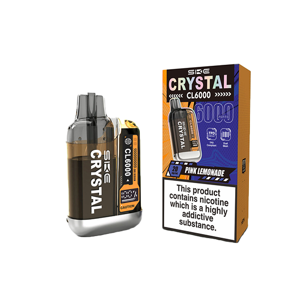 SKE Crystal CL6000 Vape Kit - 6000 Puffs of Pure Vaping Bliss