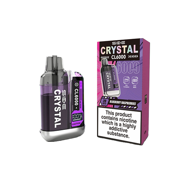 SKE Crystal CL6000 Vape Kit - 6000 Puffs of Pure Vaping Bliss