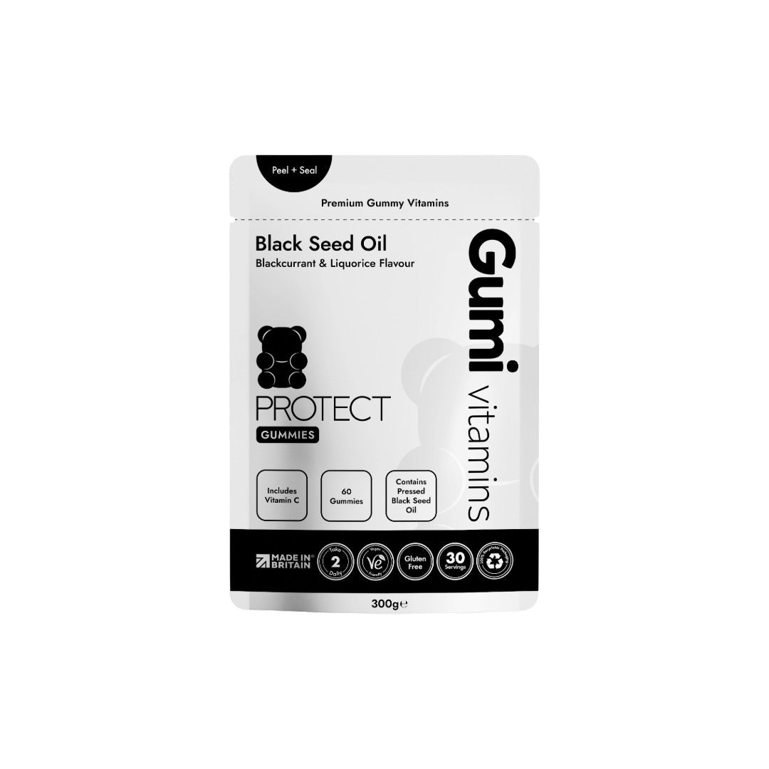 Gumi Vitamins Protect Black Seed Oil Gummies - Tasty Wellness Boost in Every Chewy Bite