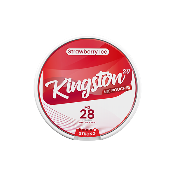 Kingston Nicotine Pouches - 28mg of Pure Nicotine Bliss in 20 Convenient Pouches