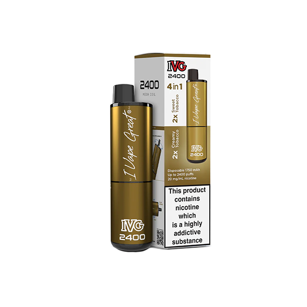 I VG 2400 Disposable Vapes - 20mg of Flavorful Fun with 4 in 1 Delight
